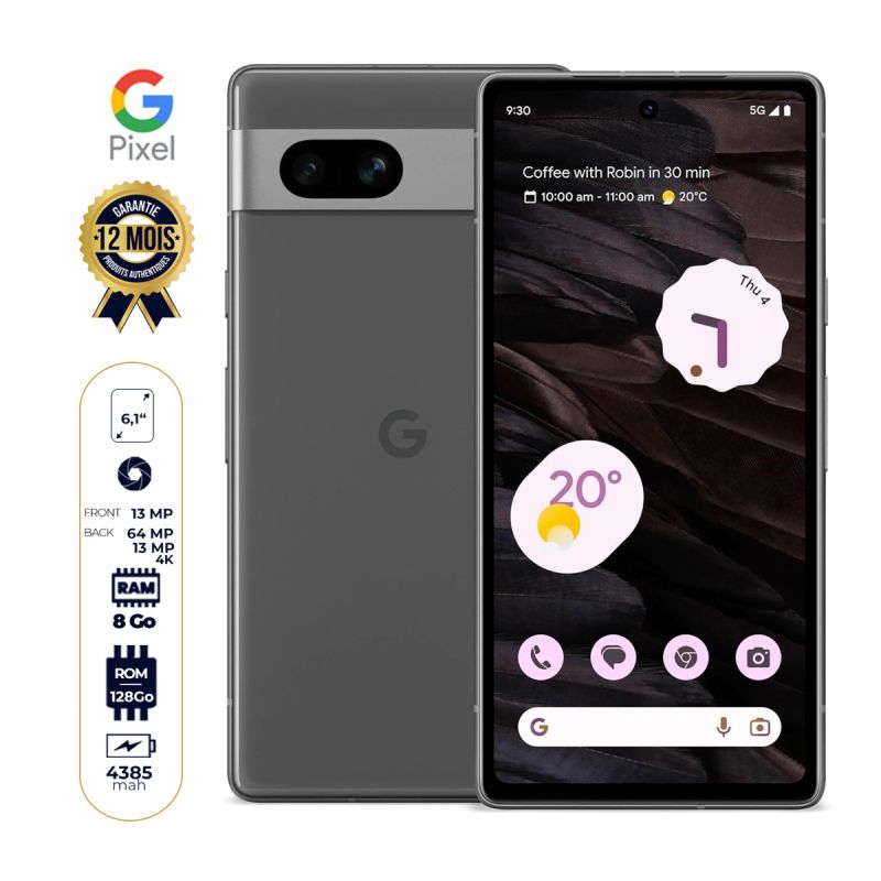 Google Pixel 7A 5G 128 Go prix Cameroun en fcfa chez Glotelho