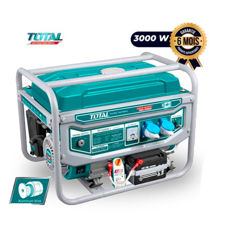 Groupe électrogène - Total-TP130005-1 - 3000W   | Glotelho Cameroun