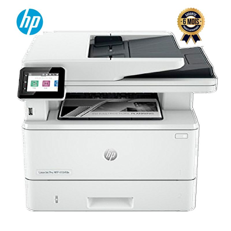 Imprimante laser monochrome – HP – LaserJet Pro 4103dw – 42 ppm – Recto verso automatique – Écran tactile – Wi-Fi/Bluetooth/USB – Compatible Windows/Mac – Garantie 6 mois