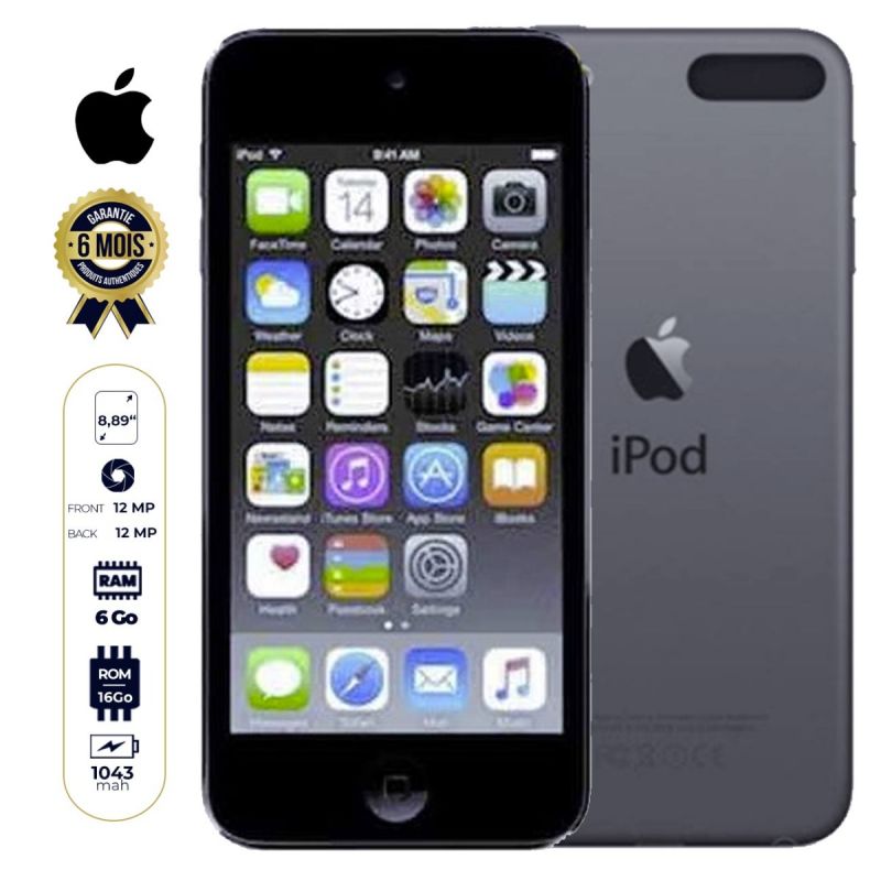 Lecteur MP4 - Apple ipod touch - 16Go - 6é génération - 6 mois de garantie  |Glotelho.  Cameroun
