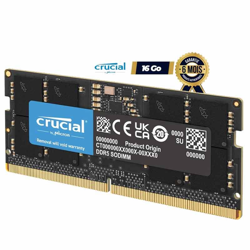 Mémoire RAM pour Ordinateur Portable - 16 Go - DDR5 au prix Cameroun