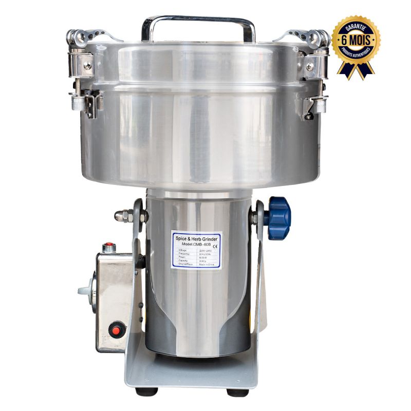 Machine à broyer en poudre pour épices et graines 5000W prix Cameroun