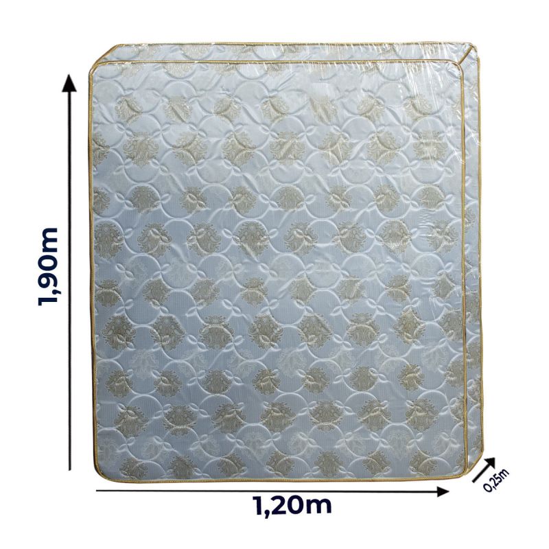 Matelas Orthopédique RIYANA - Très Confortable - 120x190x25 cm - Bleu Ciel | Glotelho Cameroun