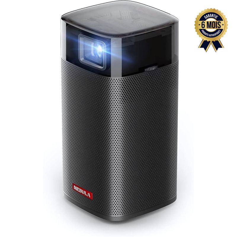 Mini projecteur Wi-Fi prix en fcfa - 200 ANSI Lumen - Image 100 pouces - Haut-parleur 6 W - Autonomie 4 h| Glotelho Cameroun