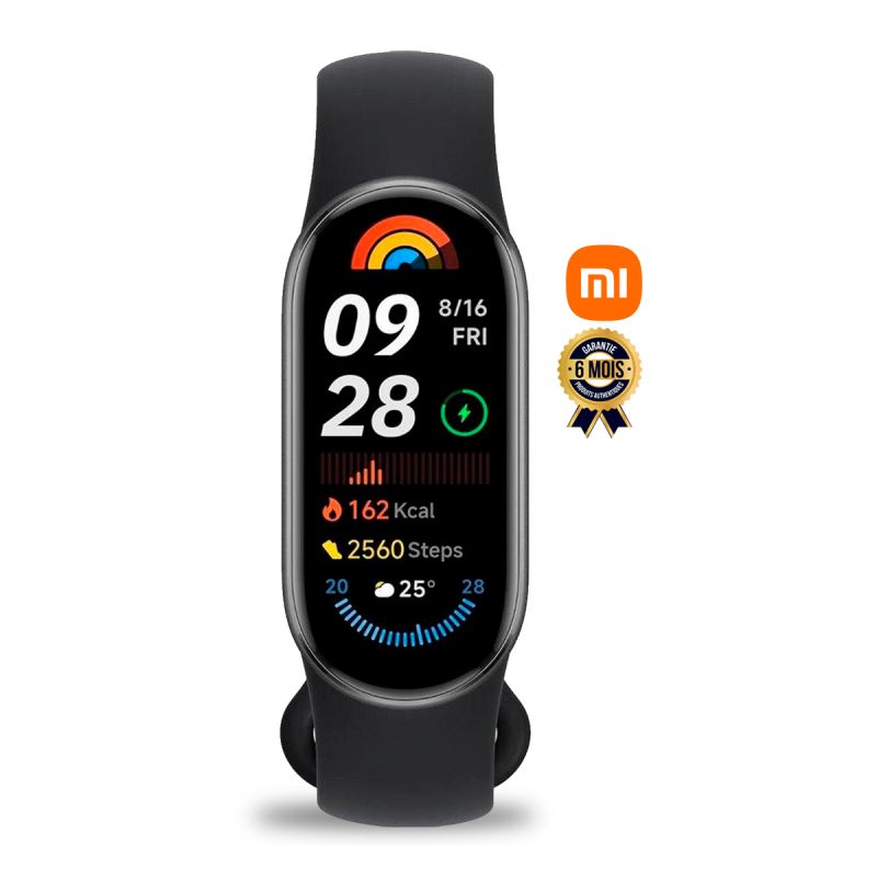 Montre connectée Xiaomi Smart Band 9 - 1,62" - Bluetooth V5.4 - 150 modes sportifs - 5ATM - 233 mAh - Garantie 6 mois