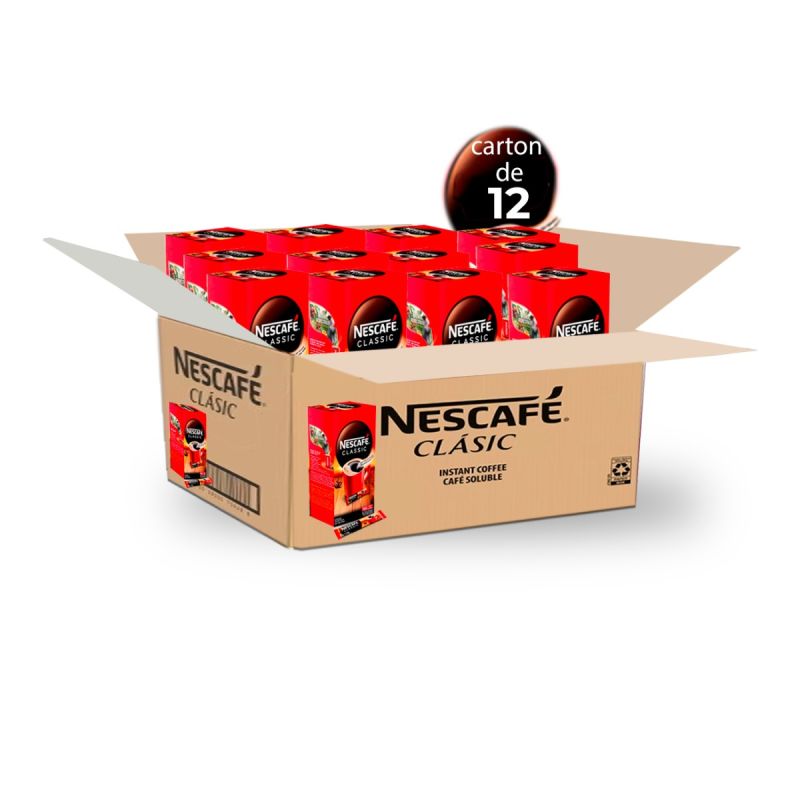 Nescafé Classic - Carton de 12 paquets 