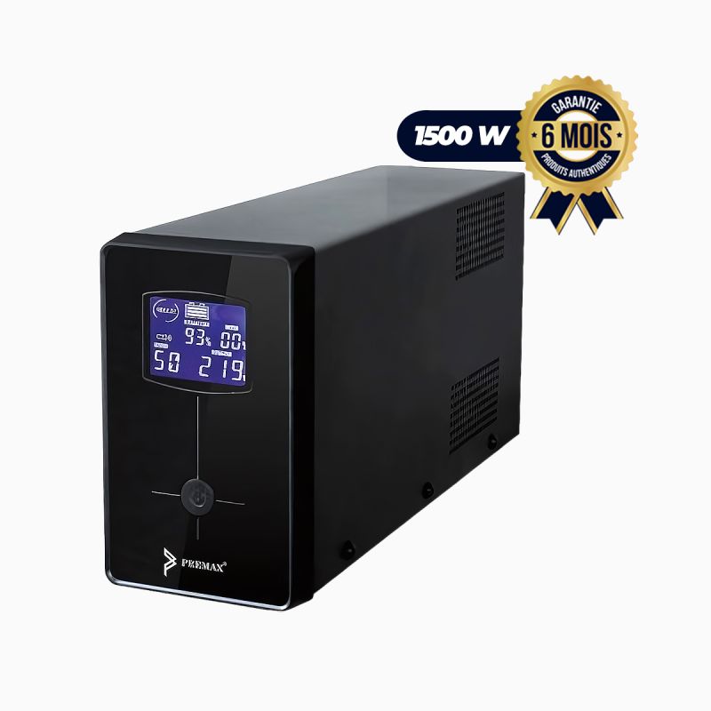 Onduleur Premax prix en fcfa - PM-UPS1500 - 1500VA - Protection contre les surtensions et surchages| Glotelho Cameroun