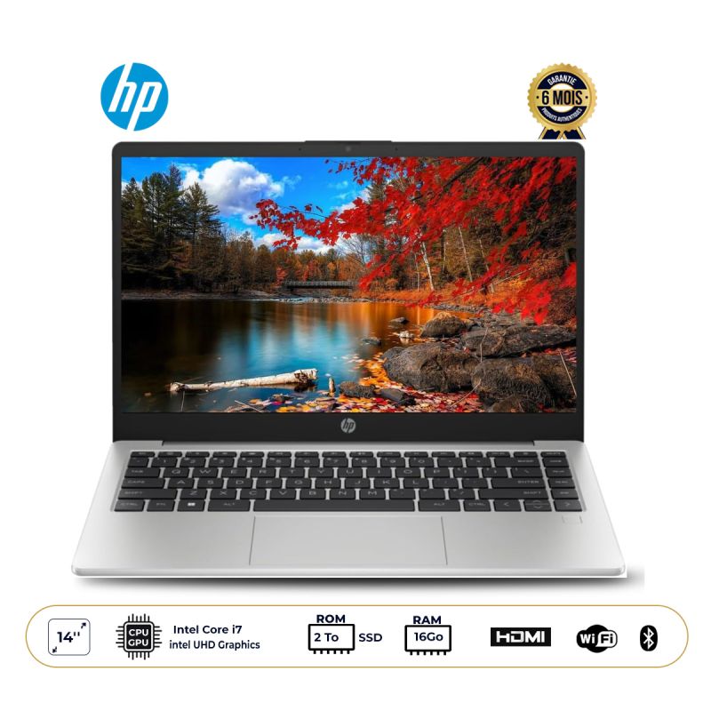 Ordinateur portable - HP Notebook 240 G10 - 1To NVMe SSD - 16 Go RAM, Garantie 6 mois, au prix Cameroun.