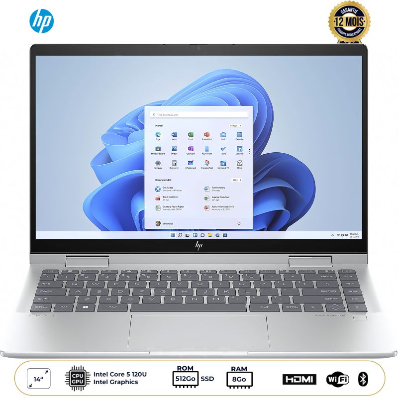 Ordinateur portable 2 en 1 - HP Envy X360 14-es au prix Cameroun