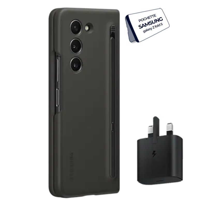 Pochette + Boitier 25w pour Samsung Galaxy Z Fold 5 prix Cameroun chez Glotelho
