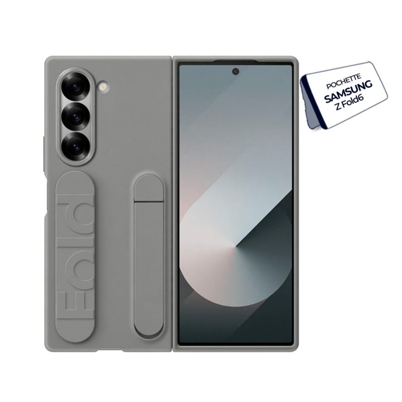 Pochette en silicone avec support pour Samsung Galaxy Z Fold6