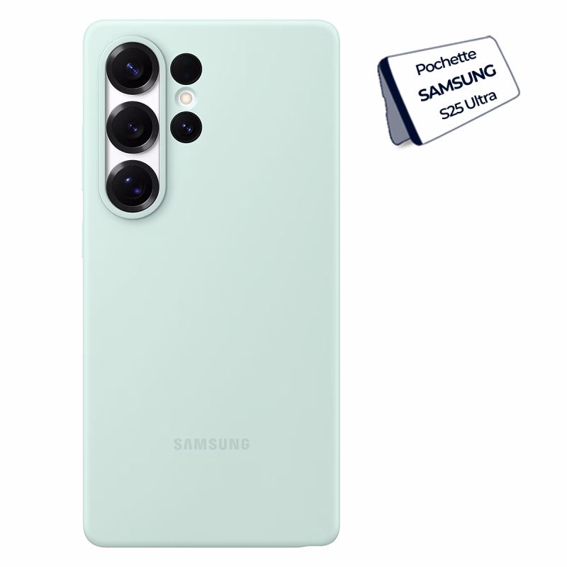 Pochette en silicone pour Samsung Galaxy S25 Ultra
