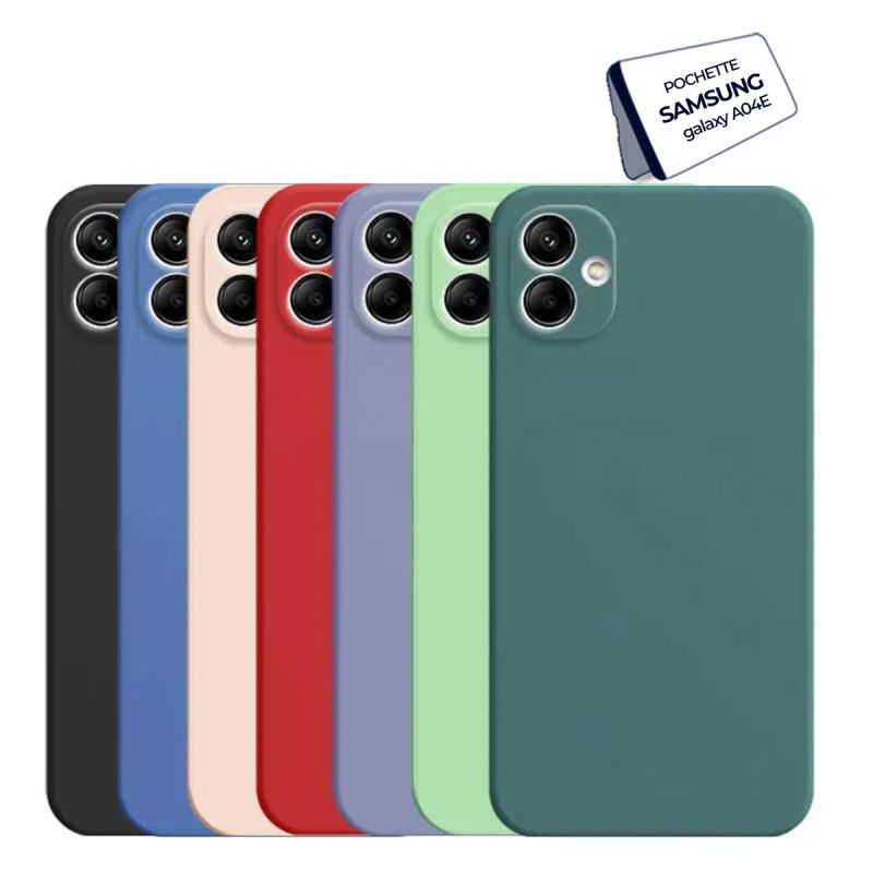 Pochette silicone Samsung Galaxy A04E prix Cameroun en fcfa - 