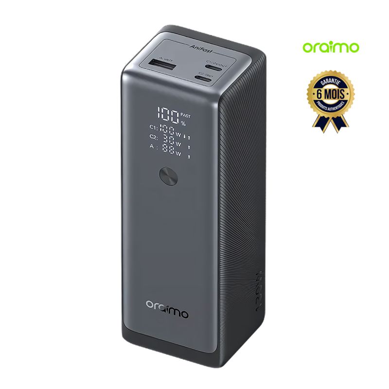 Power Bank - Oraimo PowerJet 130 OPB-727SQ - 27600 mAh - 130 W - prix Cameroun