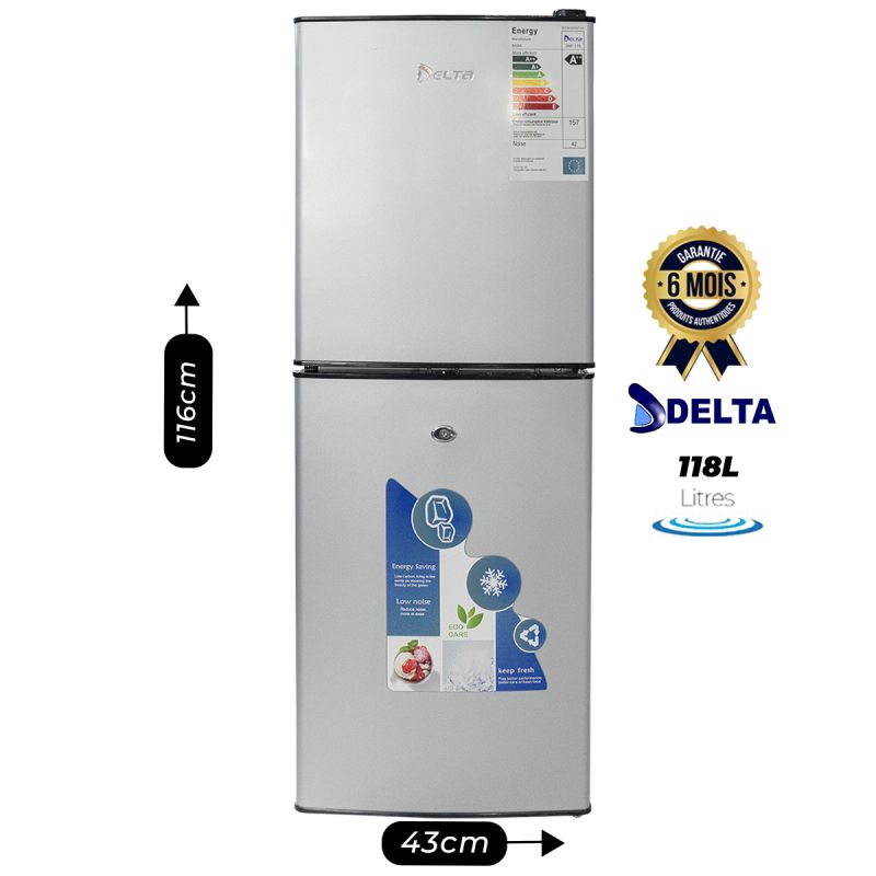 Réfrigérateur Combiné Delta 118 litres prix Cameroun