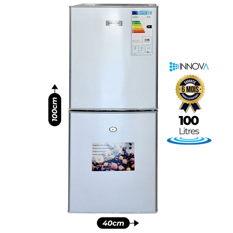 Réfrigérateur deux portes Innova  - 100 L prix Cameroun chez Glotelho