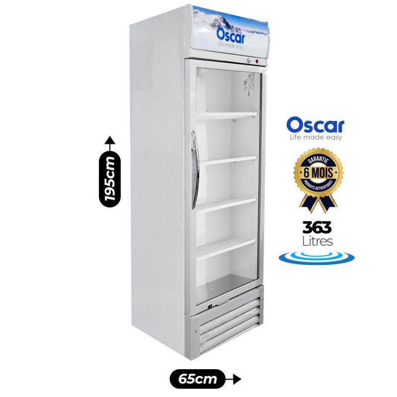 Réfrigérateur Vitrine - Oscar - OSC-RV450  | Glotelho Cameroun