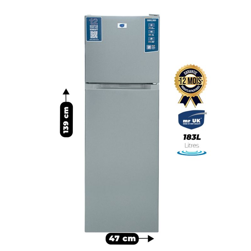 Réfrigérateur DOUBLE BATTANT - mr UK - FTUI-F94-16-6S - 183 litres | Glotelho Glotelho 
