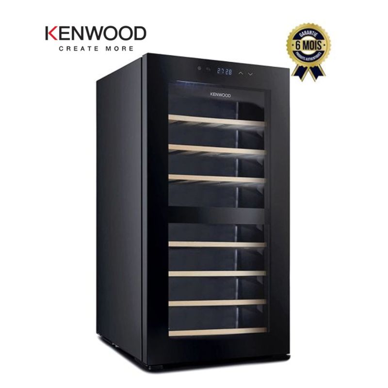 Réfrigérateur refroidisseur de vin - KENWOOD - BCW43.000BK - 85W - 43 Bouteilles | Glotelho Cameroun