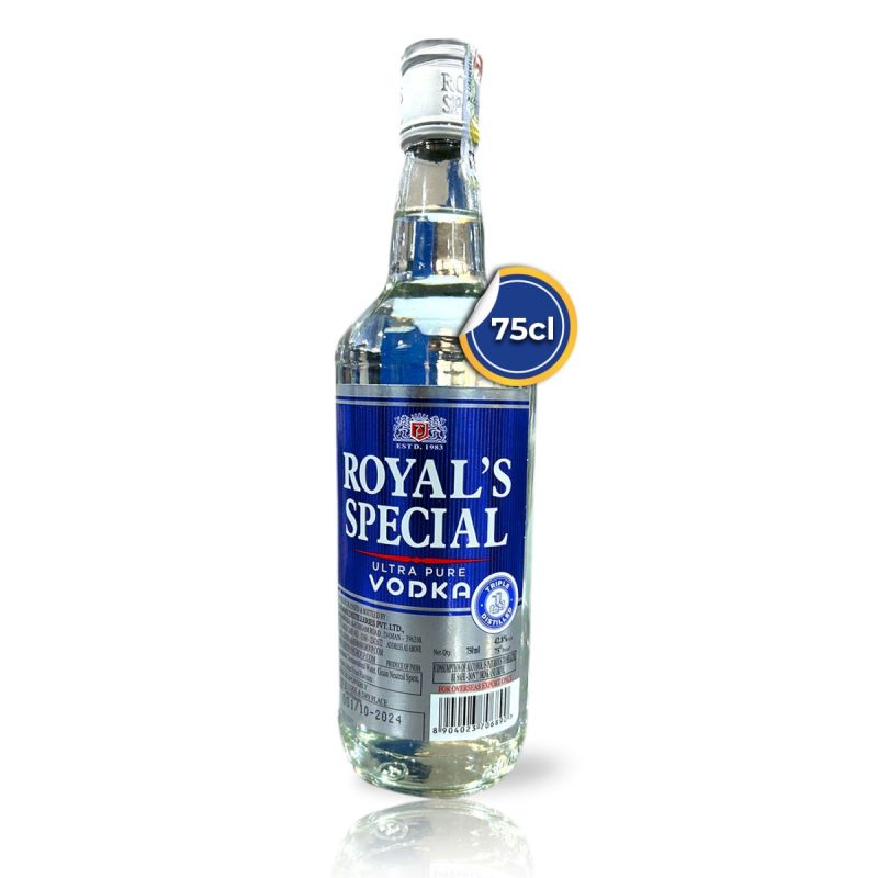 Royal's Special Ultra Pure Vodka – 75cl – 42.8% Vol