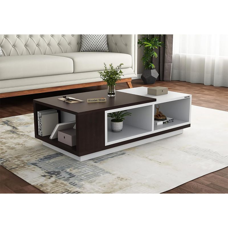 Table Centrale Kie moderne en bois et formica - SE02 - Marron (disponible en fabrication)