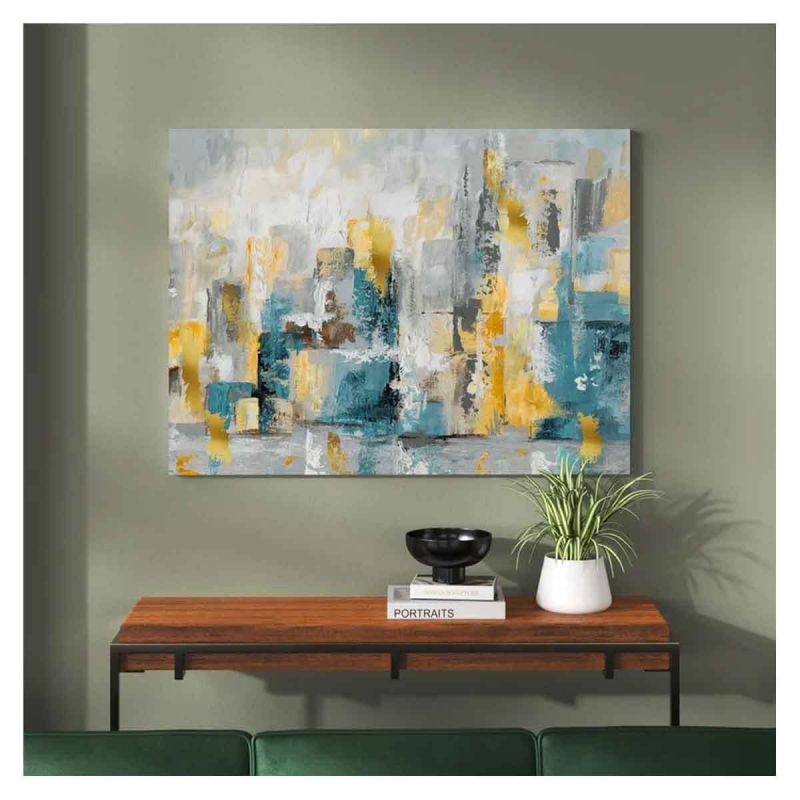 Tableau décoratif d'intérieur prix en fcfa - Décoration d'intérieur - Tableau Vues sur la Ville - Multicolore| Glotelho Cameroun