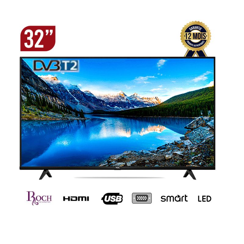 TV Roch 32’’ smart - RH-LE32DSA- B - HD Android |Glotelho Cameroun