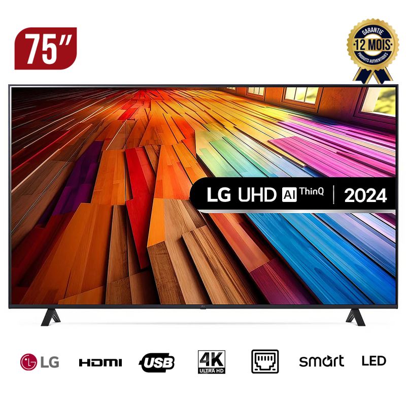 TV Smart LG 75 pouces UHD AI 