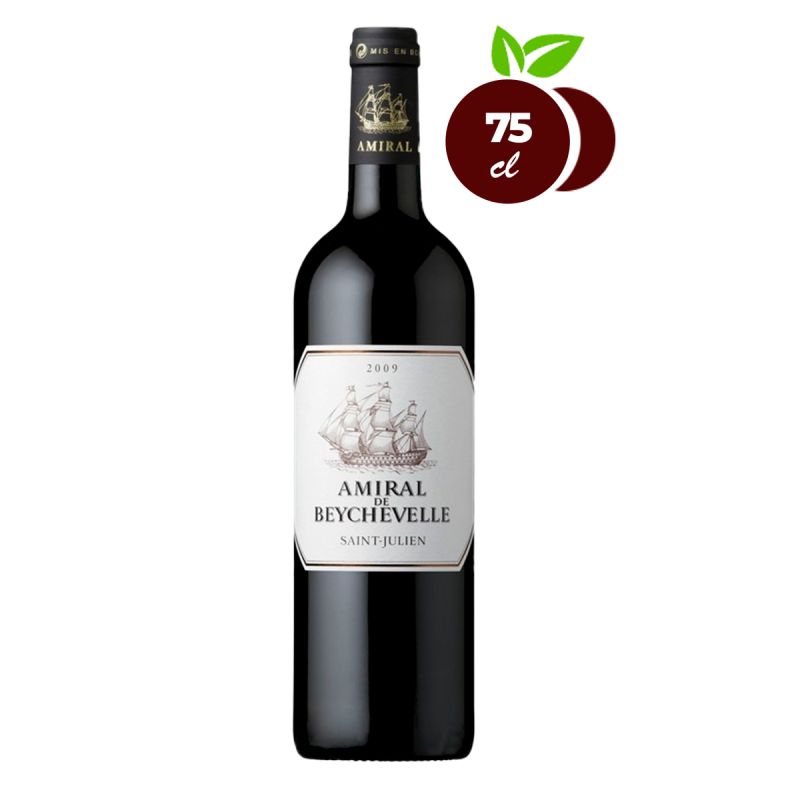Vin Rouge - AMIRAL DE BEYCHEVELLE - Saint Julien - 75 cl
