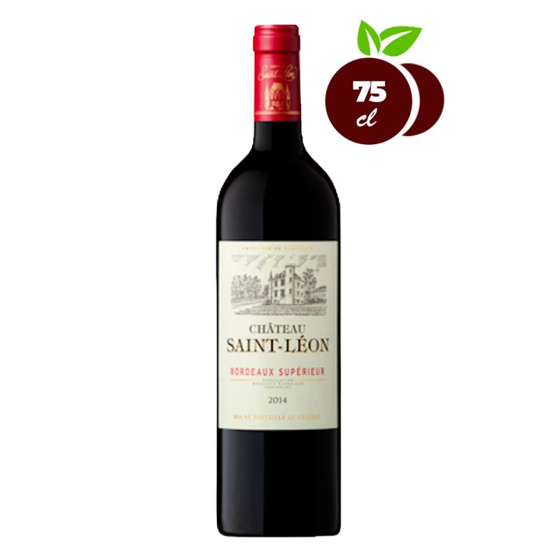 Vin Rouge - Château Saint LÉON - Bordeaux Supérieur - 75 cl