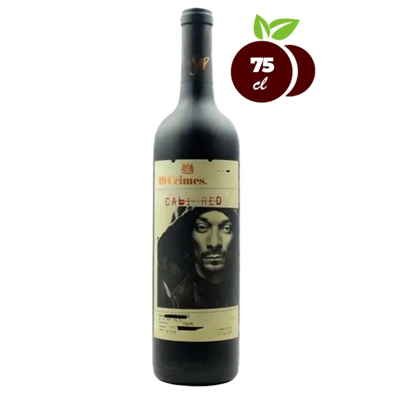 Vin rouge 19 Crimes Cali Red - 75 cl, disponible au meilleur prix sur Glotelho Cameroun.