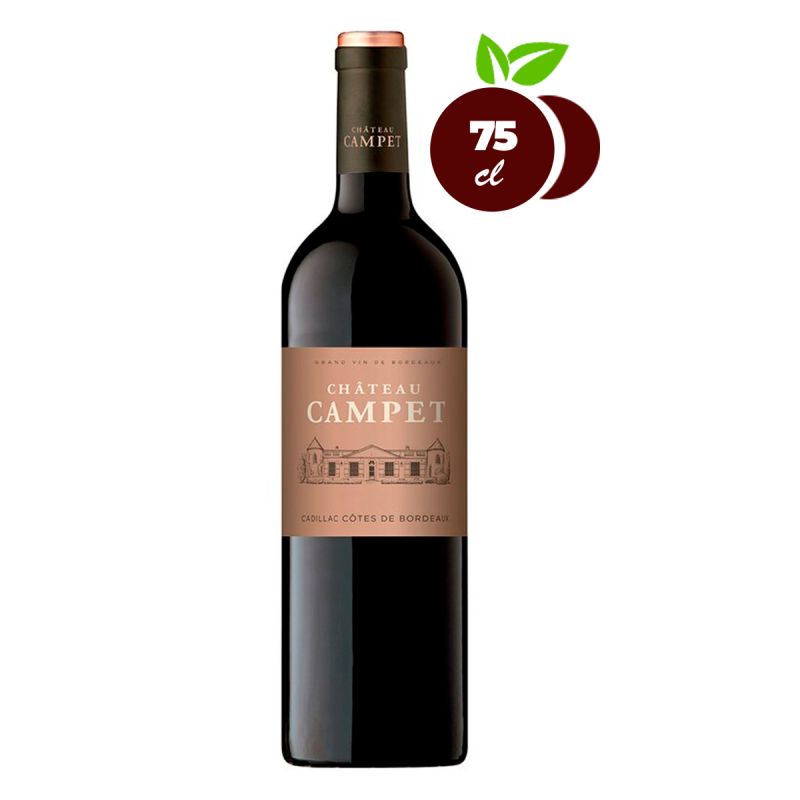 Vin Rouge Château Campet Cotes De Bordeaux 75CL | Glotelho Cameroun