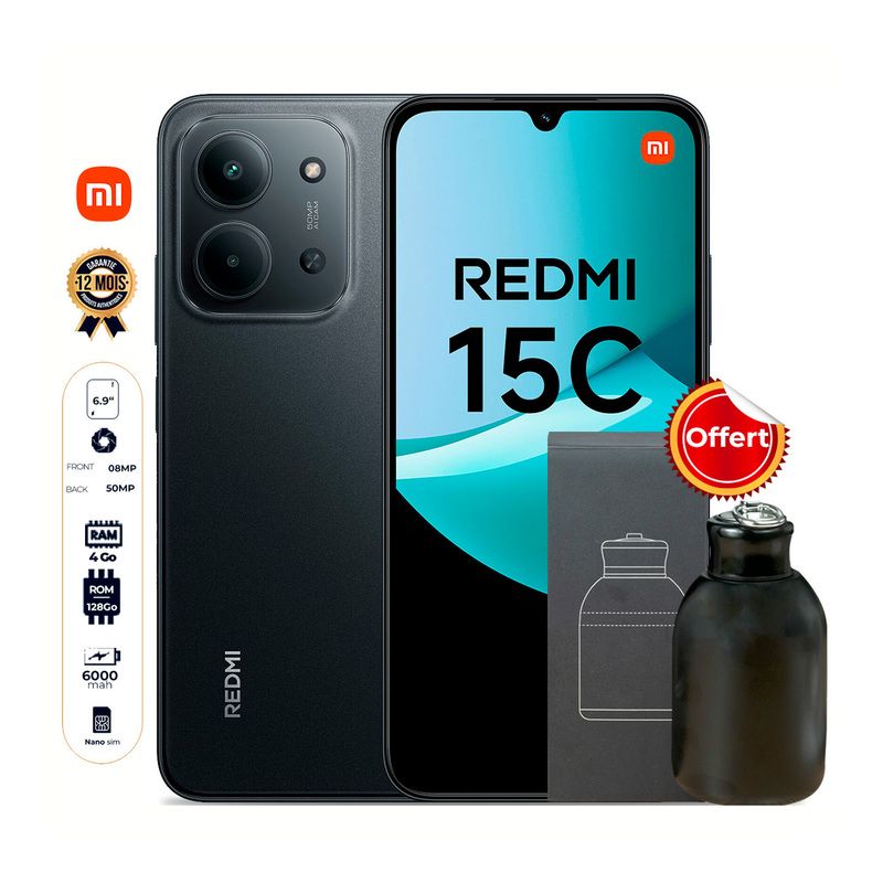 Redmi 15c + Smart Water Bottle offerts