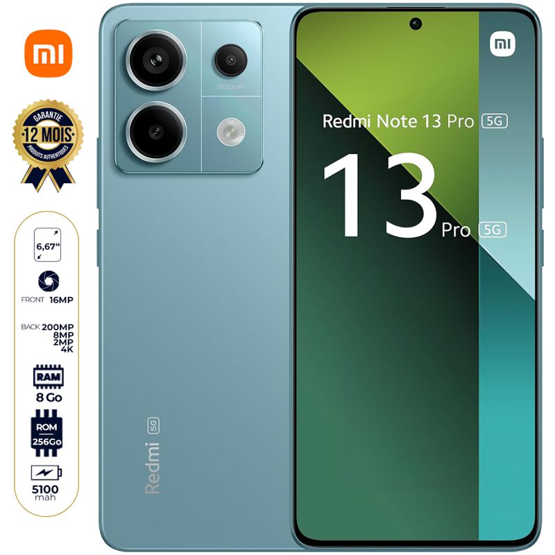 Redmi Note 13 Pro 5G - 256 Go prix Cameroun