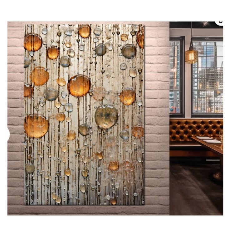 Tableau décoratif - Teintes de gouttelettes - Multicolore - (Prix en fcfa) | Glotelho Cameroun