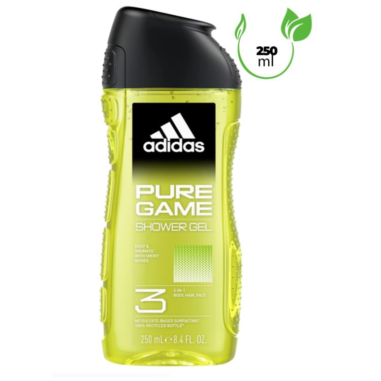 Adidas Pure Game - Gel de douche 250 ml - Tous types de peau