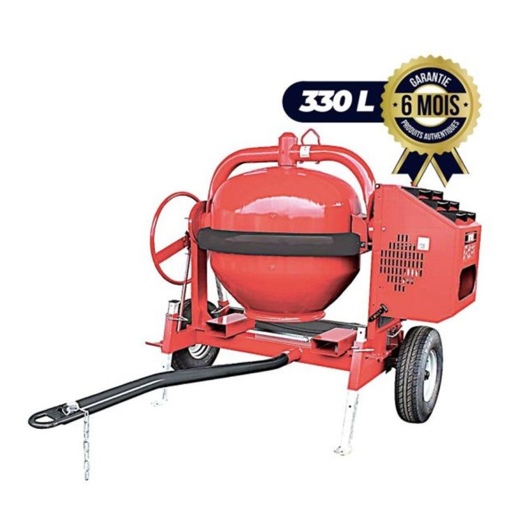 Bétonnière GNT 350 - ALTRAD GN35L1G00 - Moteur essence Honda - 330 litres - 6 Mois