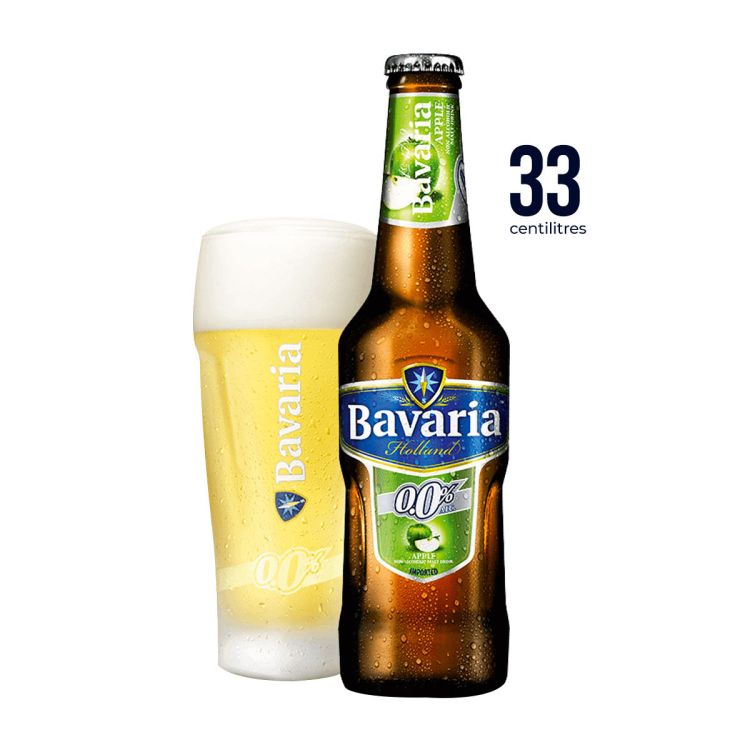 Bière en Bouteille prix en fcfa - Bavaria Malt apple - 0% d'alcool -33cl| Glotelho Cameroun