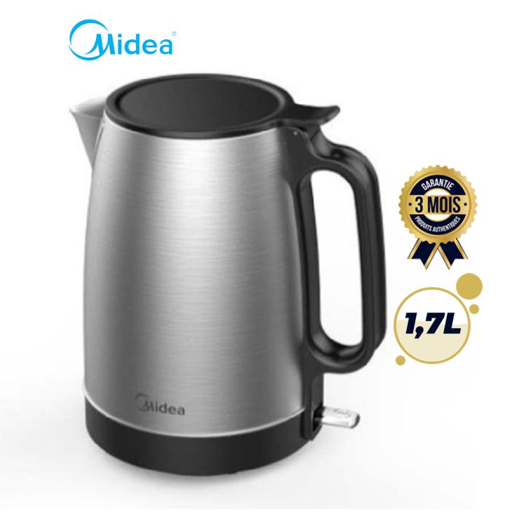 Midea MK-17S32B2 1.7L Electric Kettle - with automatic shut-off, sold on Glotelho.