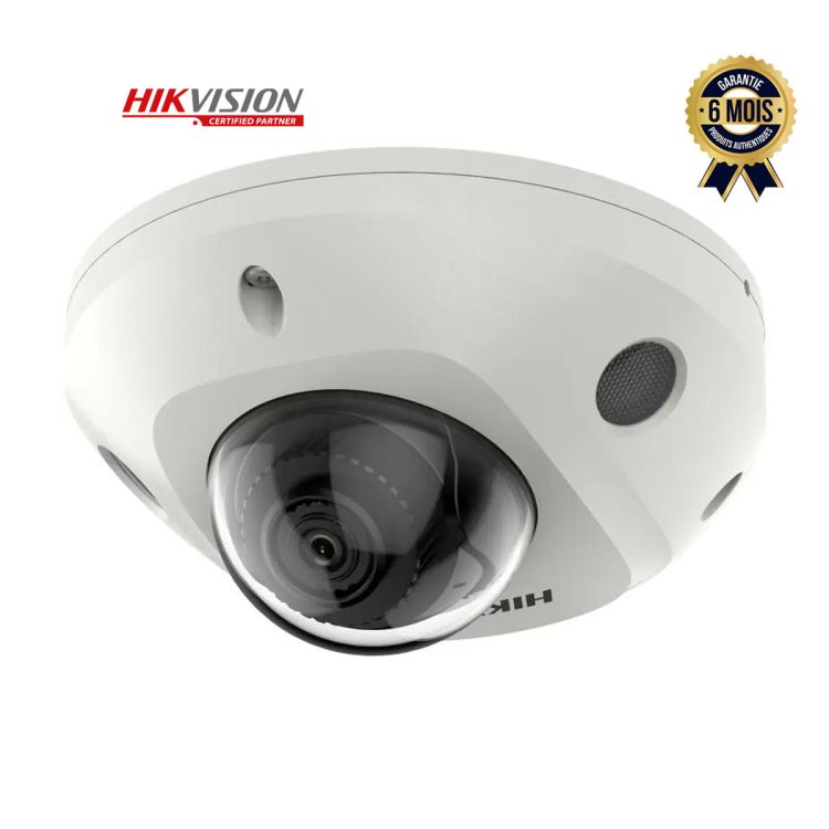 Surveillance Camera - Price in fcfa - Hikvision DS-2CD2526G2-IS Acusense - IP Mini-Dome Fixed - 2 MP - Built-in Microphone| Glotelho Cameroon