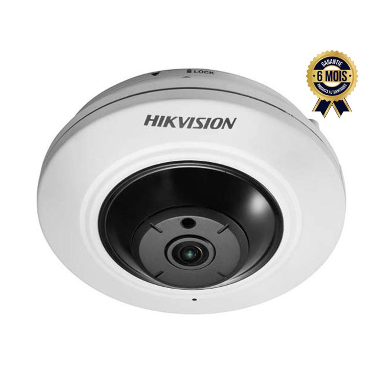 Caméra IP Dome Fixe prix en fcfa - Hikvision DS-2CD2955FWD-I - 5 Mp - Fisheye Caméra| Glotelho Cameroun