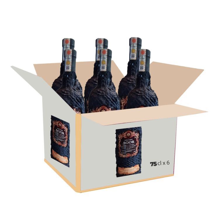 Carton de 6 bouteilles de Vin rouge Asconi Agor Bordeaux - 75 cl, vendu sur Glotelho Cameroun.