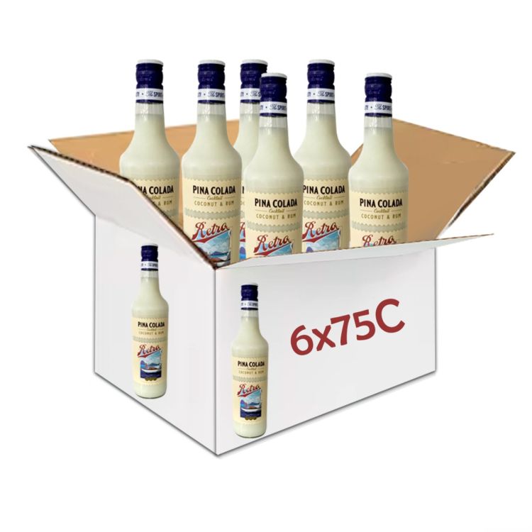 Box of 6 bottles of cream whisky - Pina Colada - 70 Cl au prix Cameroun