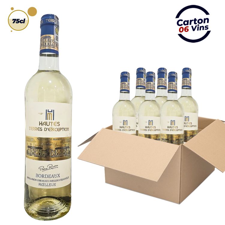 Box of 6 Mellow White Wine bottles - Hautes Terres d'Exception at Cameroon prices
