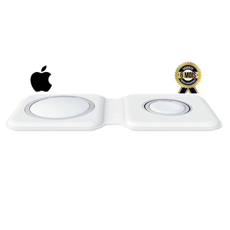 Chargeur Duo Magsafe - Blanc - 06 mois de garantie
