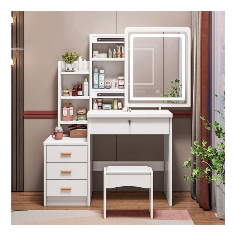 Modern dressing table with 3-colour lighting - price Cameroon