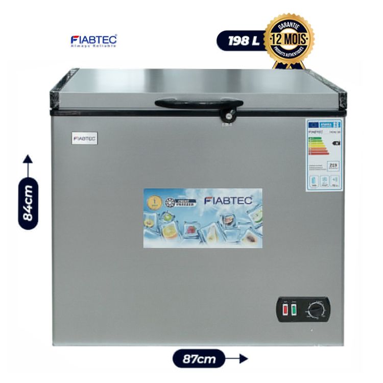 FIABTEC chest freezer 198 litres