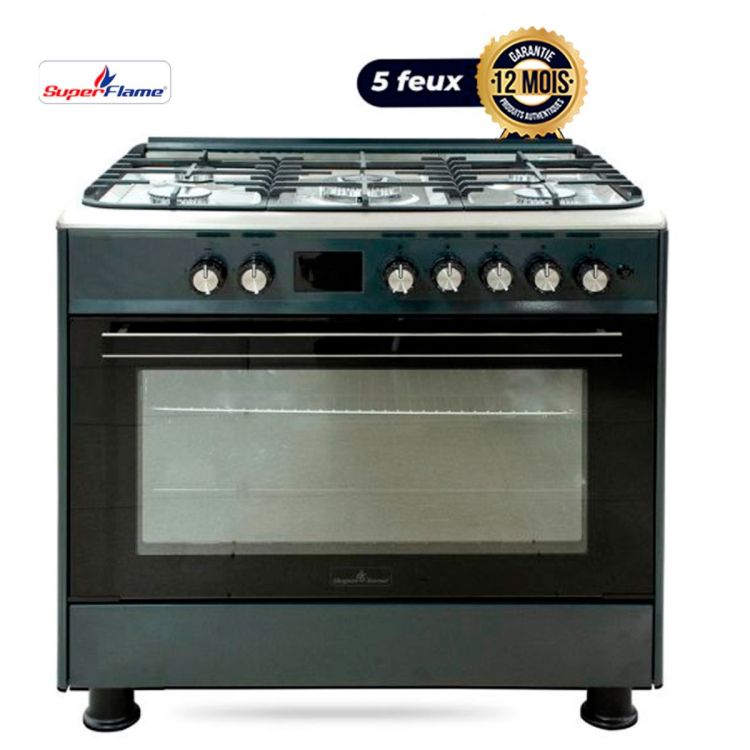 Cuisinière à Gaz SUPER FLAME Full option 5 Feux prix Cameroun