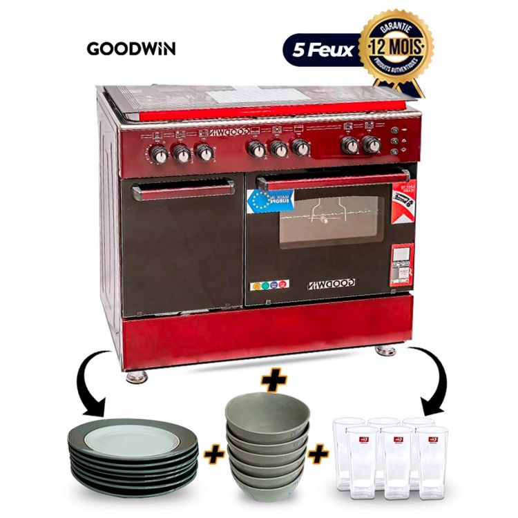 Cuisinière GOODWIN 5 Feux en vente au bon prix sur Glotelho
