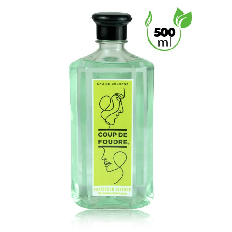Eau de Cologne - Coup de Foudre - Intense Freshness - 500 ml - Lavender, wood, citrus notes